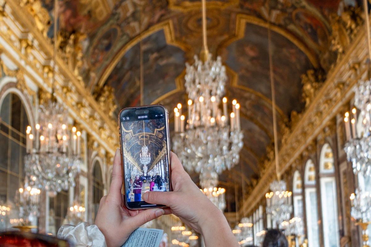 Hall of mirrors, Versailles