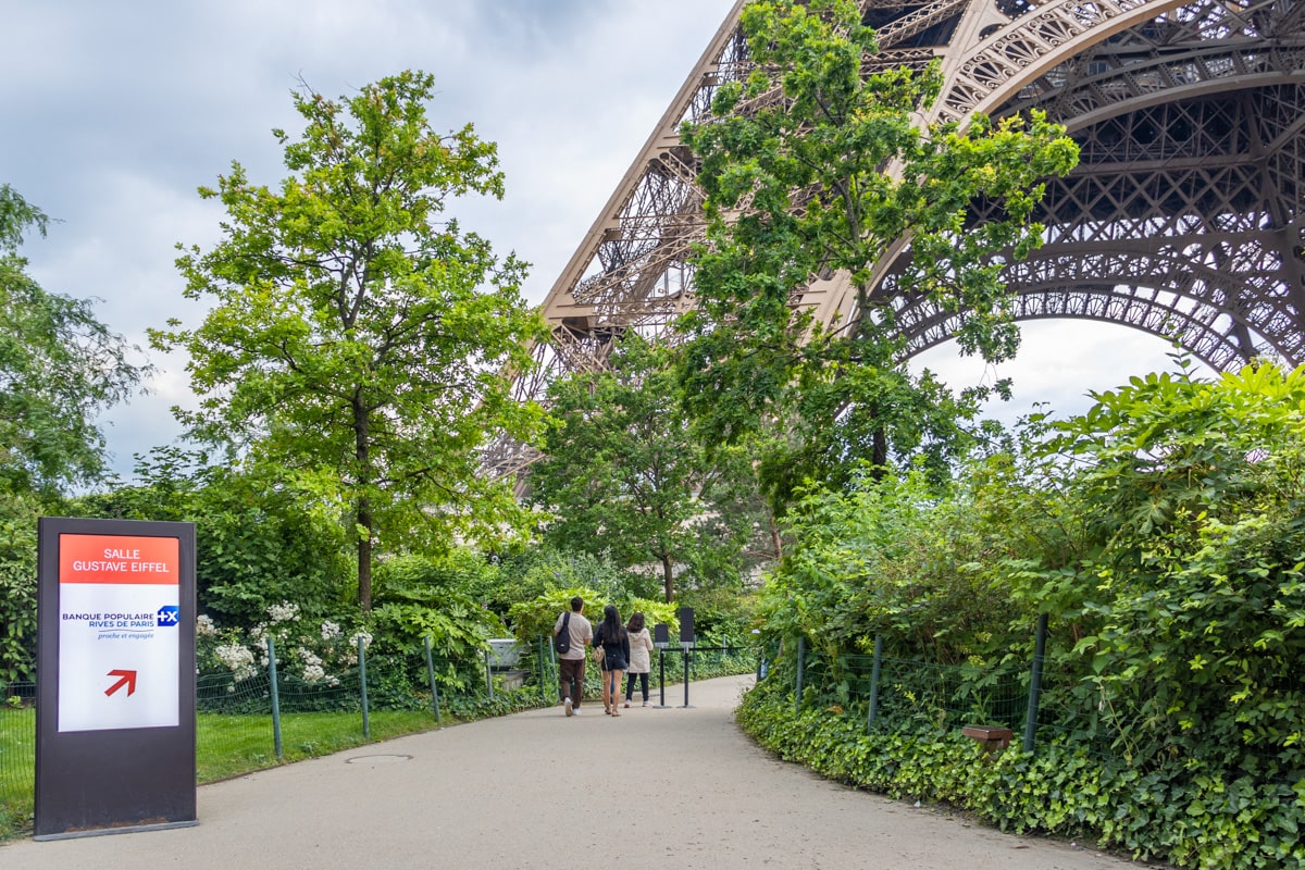 Entrance to the Eiffel Tower