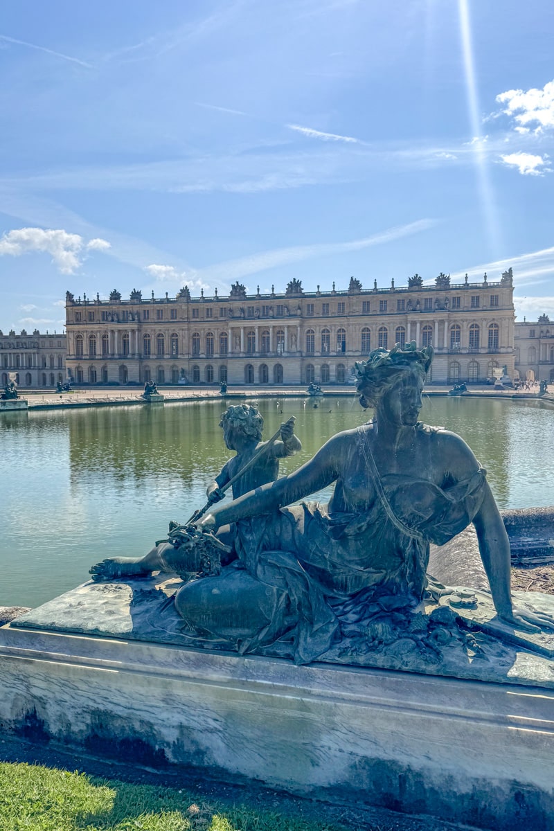 Statue in the gardens, Versailles