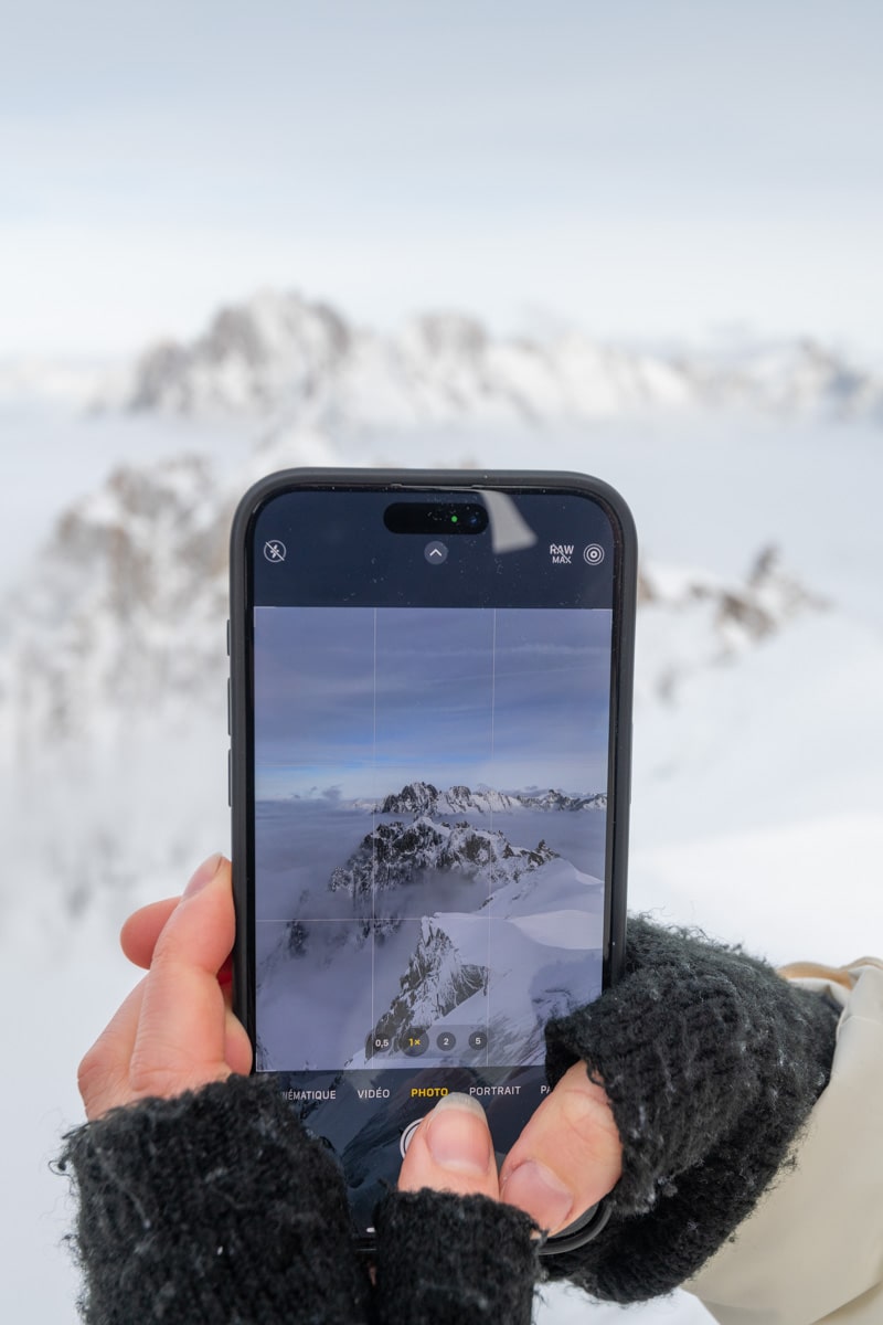 Viewpoint, Aiguille du Midi in Chamonix