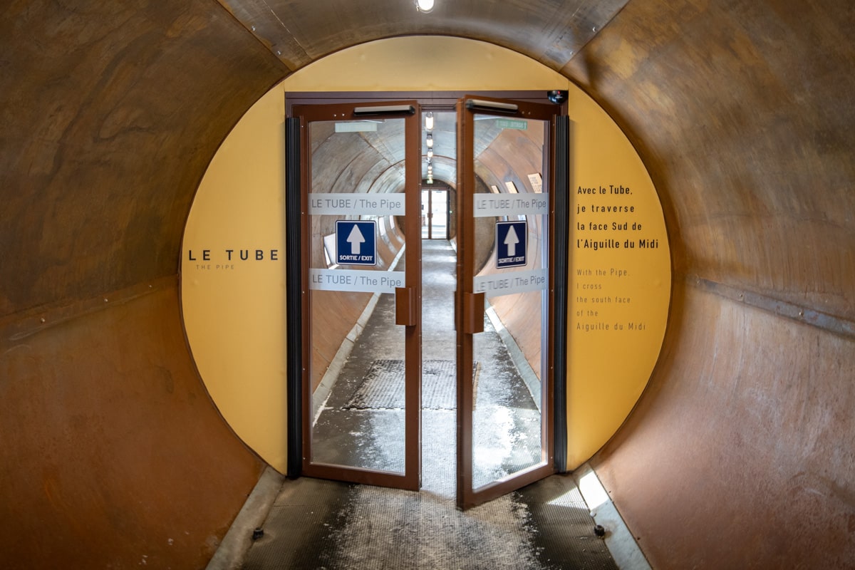 The Tube, Aiguille du Midi