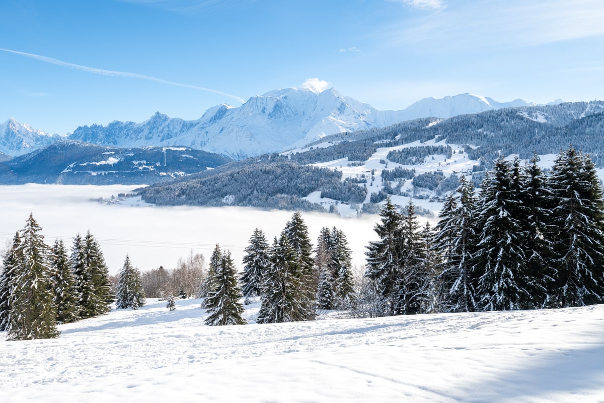 Moutains in Chamonix, French Alps