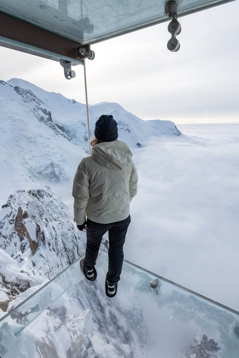 "Pas dans le vide", Chamonix