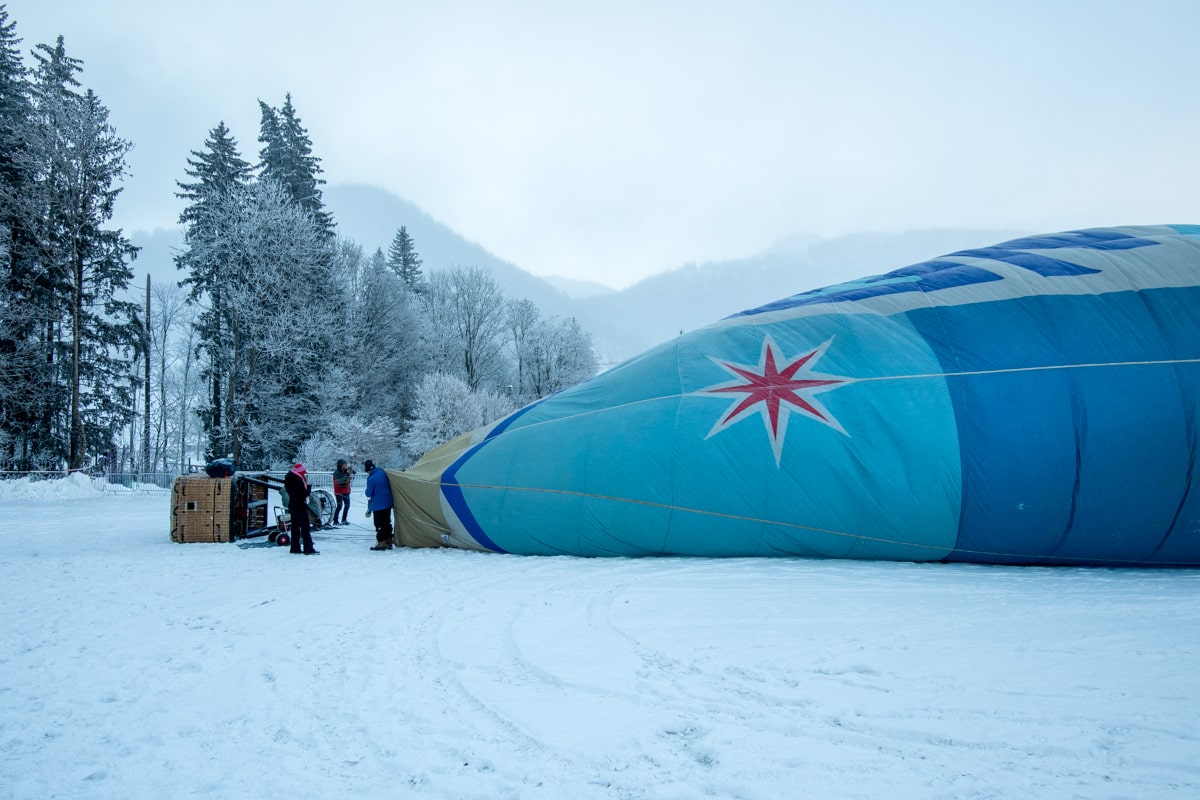 Air balloon, Megève