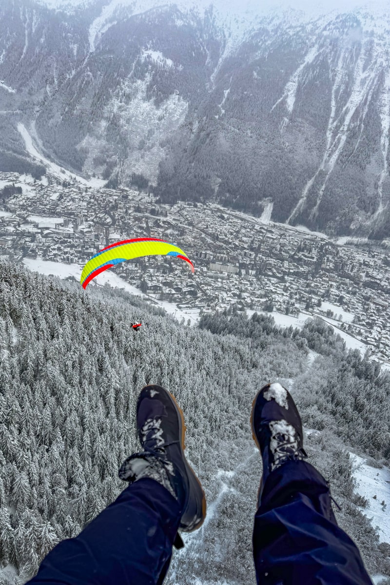 Paragliding, Megève