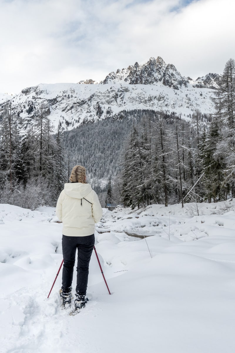 Snowshoe hikes, Megève