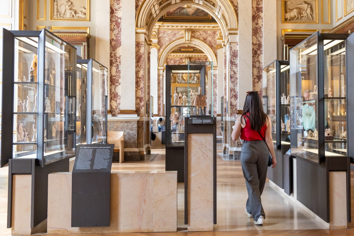 Visiting the Louvre in Paris